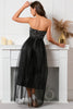 Load image into Gallery viewer, Black Sweetheart Beaded Prom Dress