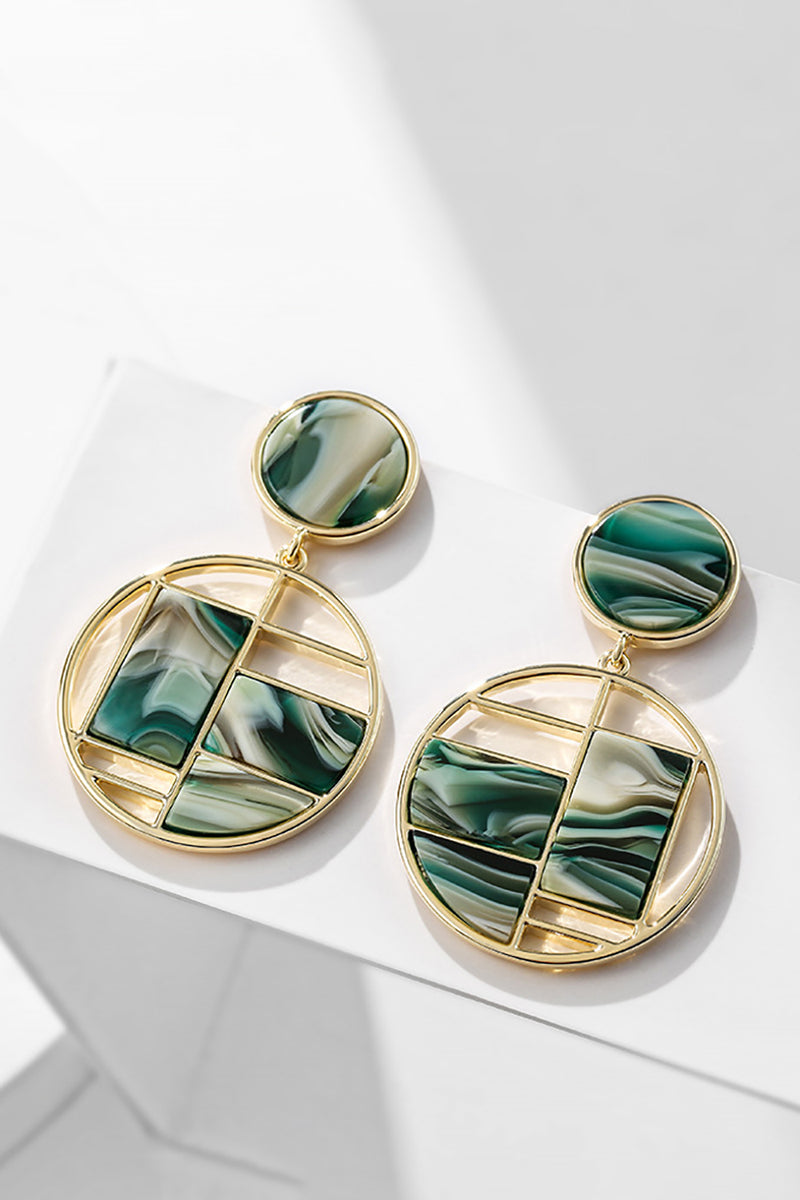 Load image into Gallery viewer, Simple Round Geometric Stud Earrings