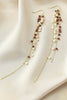 Load image into Gallery viewer, Golden Freshwater Pearl Tassel Earrings