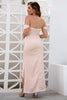 Load image into Gallery viewer, Off The Shoulder High Low Party Dress