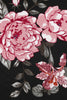 Load image into Gallery viewer, Black Floral Printed Vintage Dress With Belt