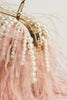 Load image into Gallery viewer, Vintage Ostrich Feather Blush Evening Bag