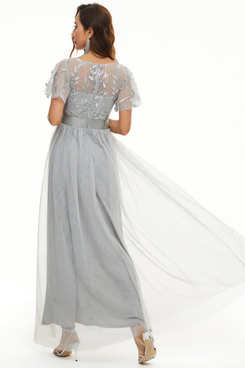 Sequins Tulle Mother of Bride Dress