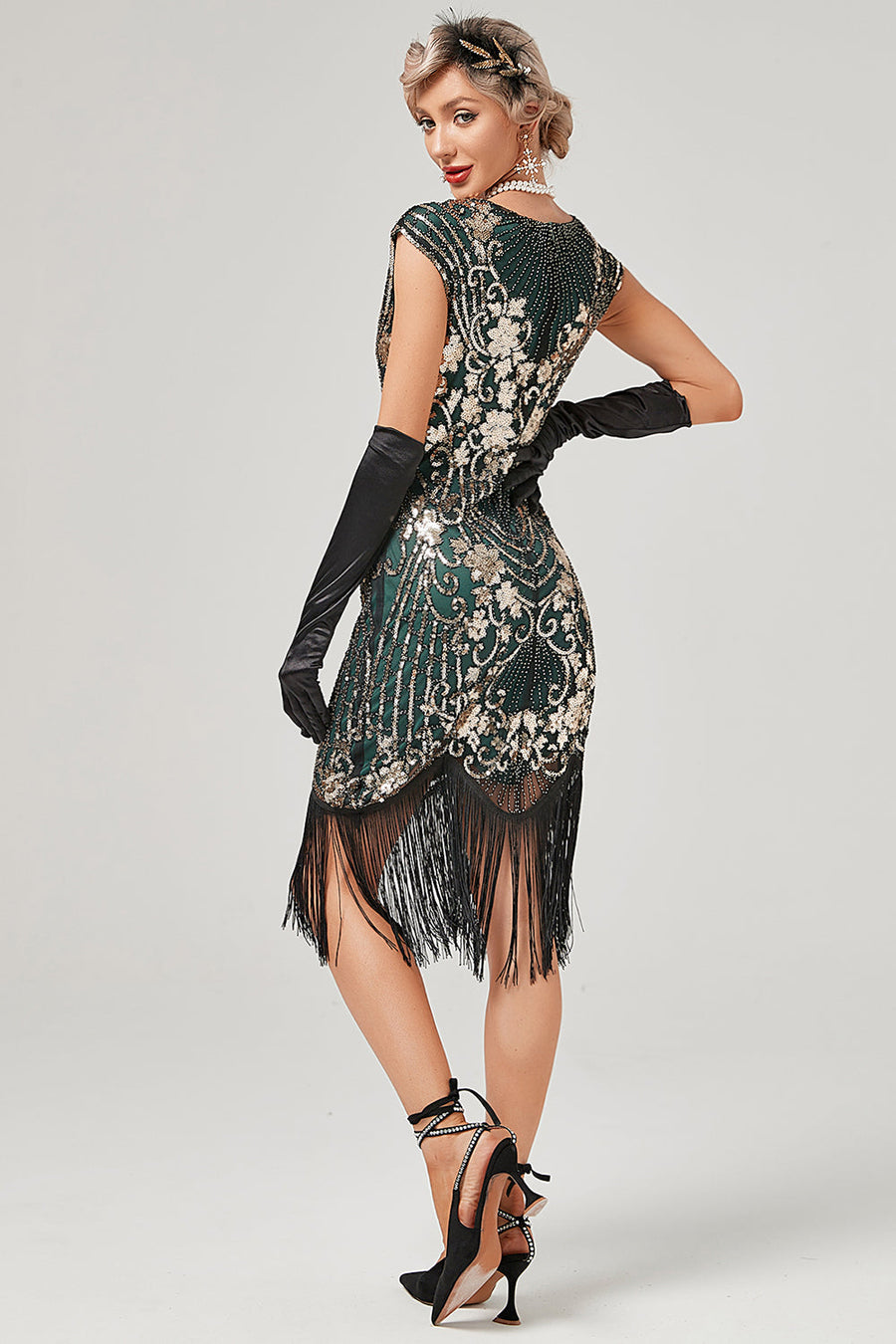 Green Flapper Dresses ZAPAKA UK Green Flapper Dresses ZAPAKA UK