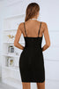 Load image into Gallery viewer, Spaghetti Straps Beading Little Black Dress