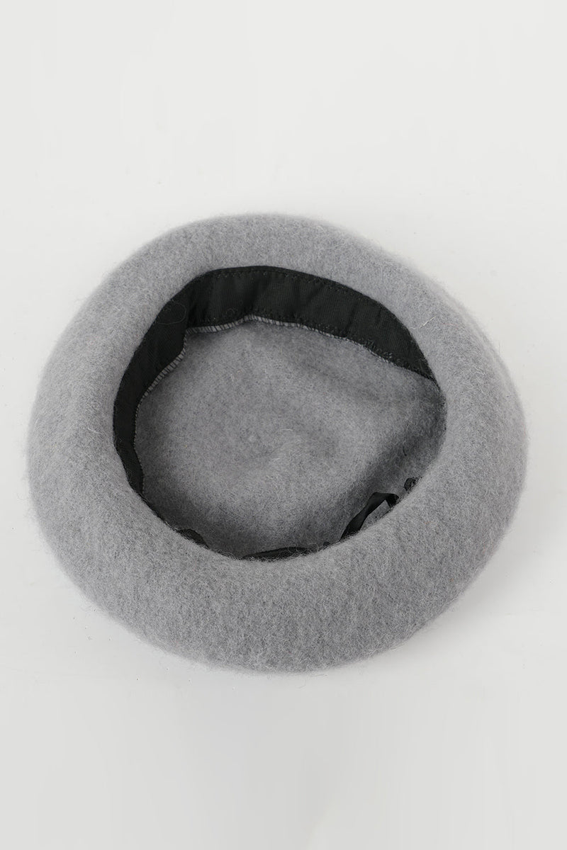 Load image into Gallery viewer, Black Wool Beret