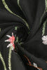 Load image into Gallery viewer, A Line Jewel Black Vintage Dress with Embroidery