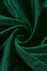 Load image into Gallery viewer, A Line Off the Shoulder Dark Green Velvet Dress