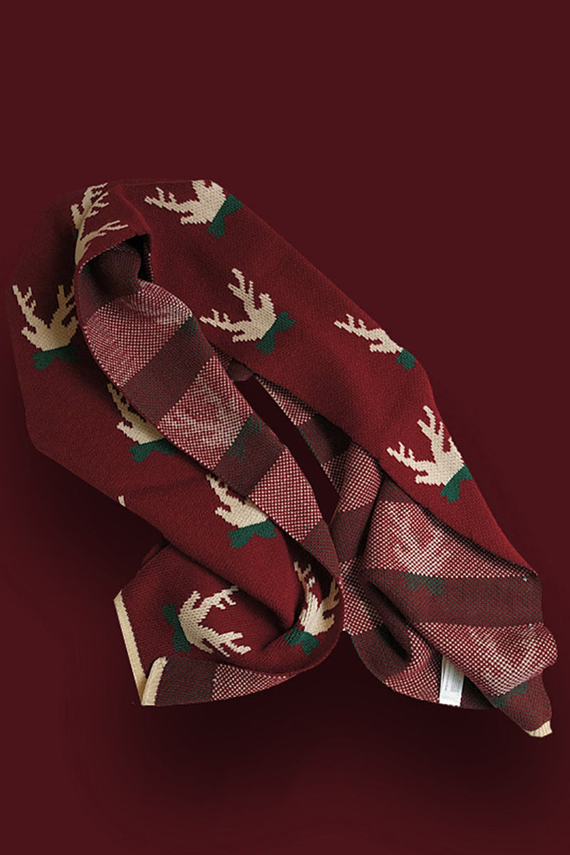 Load image into Gallery viewer, Christmas Gift Red Thermal Scarf