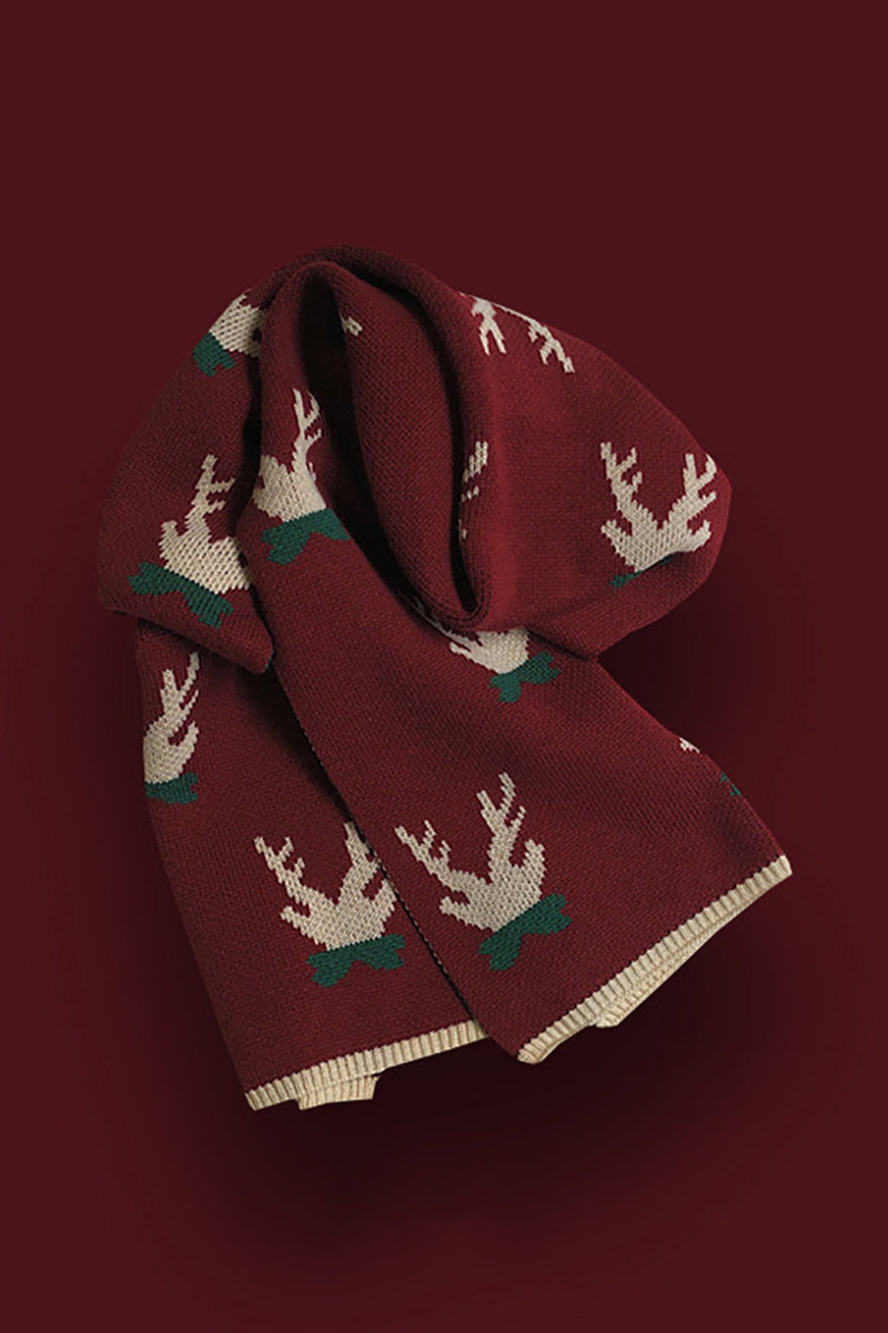 Load image into Gallery viewer, Christmas Gift Red Thermal Scarf