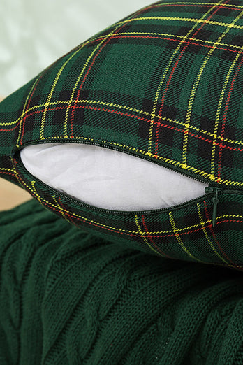 Christmas Gift Plaid Pillow