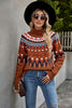 Load image into Gallery viewer, Turtleneck Vintage Striped Sweater