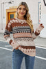 Load image into Gallery viewer, Loose Crew Neck Pullover Sweater