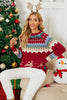 Load image into Gallery viewer, Fawn Jacquard Pullover Christmas Tree Sweater