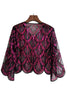 Load image into Gallery viewer, Sequined Black Fuchsia 1920s Cape