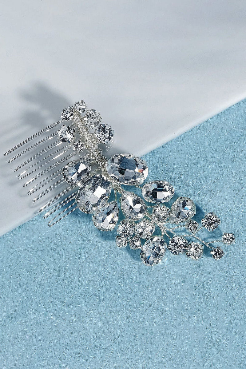 Load image into Gallery viewer, Handmade Rhinestone Bridal Hair Accessories