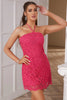 Load image into Gallery viewer, Halter Fuchsia Bodycon Homecoming Dress