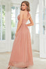 Load image into Gallery viewer, Blush Halter A Line Prom Dress