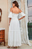 Load image into Gallery viewer, Off the Shoulder White Casual Dress