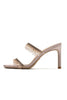 Load image into Gallery viewer, Blush High Stiletto Open Toe Two Strap High Heeled Sandal with Beading