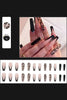Load image into Gallery viewer, Sparkly 24 Pcs Press On Nails Leopard Long False Nail