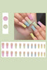Load image into Gallery viewer, Sparkly 24 Pcs Press On Nails Leopard Long False Nail