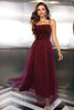 Load image into Gallery viewer, Light Pink Spaghetti Straps Sequined Tulle Prom Dress
