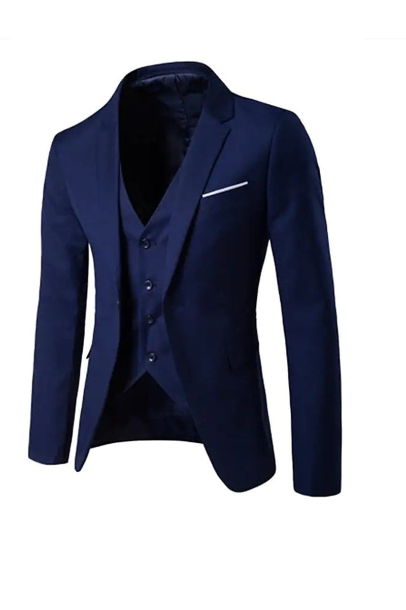 Load image into Gallery viewer, Dark Blue Men&#39;s 1920s Suits with Accessories Set