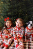 Load image into Gallery viewer, Red Deer Pattern Christmas Family Matching Pajamas Set