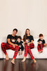 Load image into Gallery viewer, Red Plaid Christmas Family Matching Pajamas Set with Short Sleeves