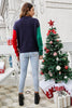 Load image into Gallery viewer, Women&#39;s Christmas Color Block Pull Over Knitted Sweater