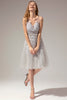 Load image into Gallery viewer, Short Lace Tulle Dress