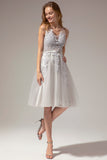 Short Lace Tulle Dress