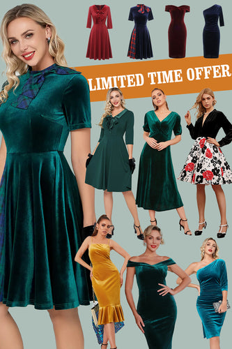 Limited Time Offer Velvet Party Club Mini Dress (1 pc - Random Style & Color)