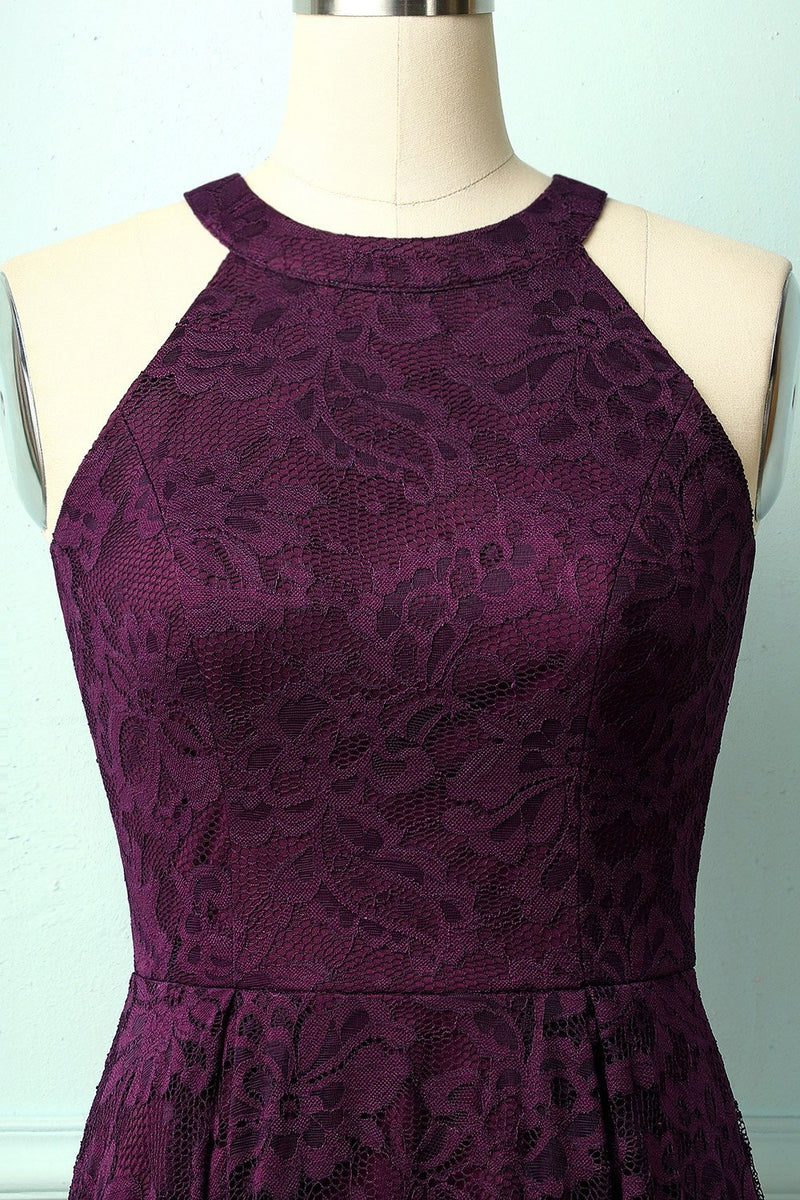 Load image into Gallery viewer, Grape Halter Lace