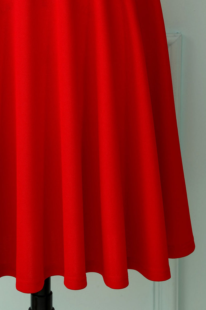Load image into Gallery viewer, Red Bridesmaid Dress