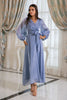 Load image into Gallery viewer, Blue Long Sleeves Mother Dress