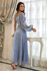 Load image into Gallery viewer, Blue One Shoulder Simple Mother Dress