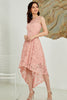 Load image into Gallery viewer, Asymmetrical Blush Lace Dress