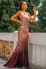 Load image into Gallery viewer, Sequins Halter Prom Dress