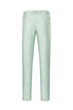 Mint Shawl Lapel One Button Jacquard Men's Prom Suits