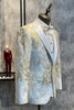 Load image into Gallery viewer, Champagne Peak Lapel Sequins Men&#39;s Prom Blazer