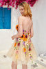 Load image into Gallery viewer, Champagne Strapless Homecoming Dress with 3D Flowers