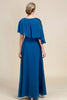 Load image into Gallery viewer, Turquoise Chiffon Mother of the Bride Dress with Lace