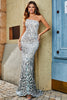 Load image into Gallery viewer, Stylish Mermaid One Shoulder Dark Green Sequins Long Prom Dress