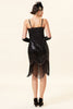 Load image into Gallery viewer, Spaghetti Straps Sequin Fringes Flapper Dress with 1920s Accessories Set