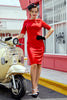 Load image into Gallery viewer, Red Bodycon Party Dress