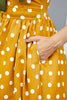 Load image into Gallery viewer, Yellow Polka Dots Vintage Dress