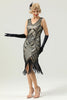 Load image into Gallery viewer, Women 1920s Fringe Sequin Dress