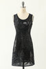 Load image into Gallery viewer, Embroidered Sequins Retro 1920s Dress